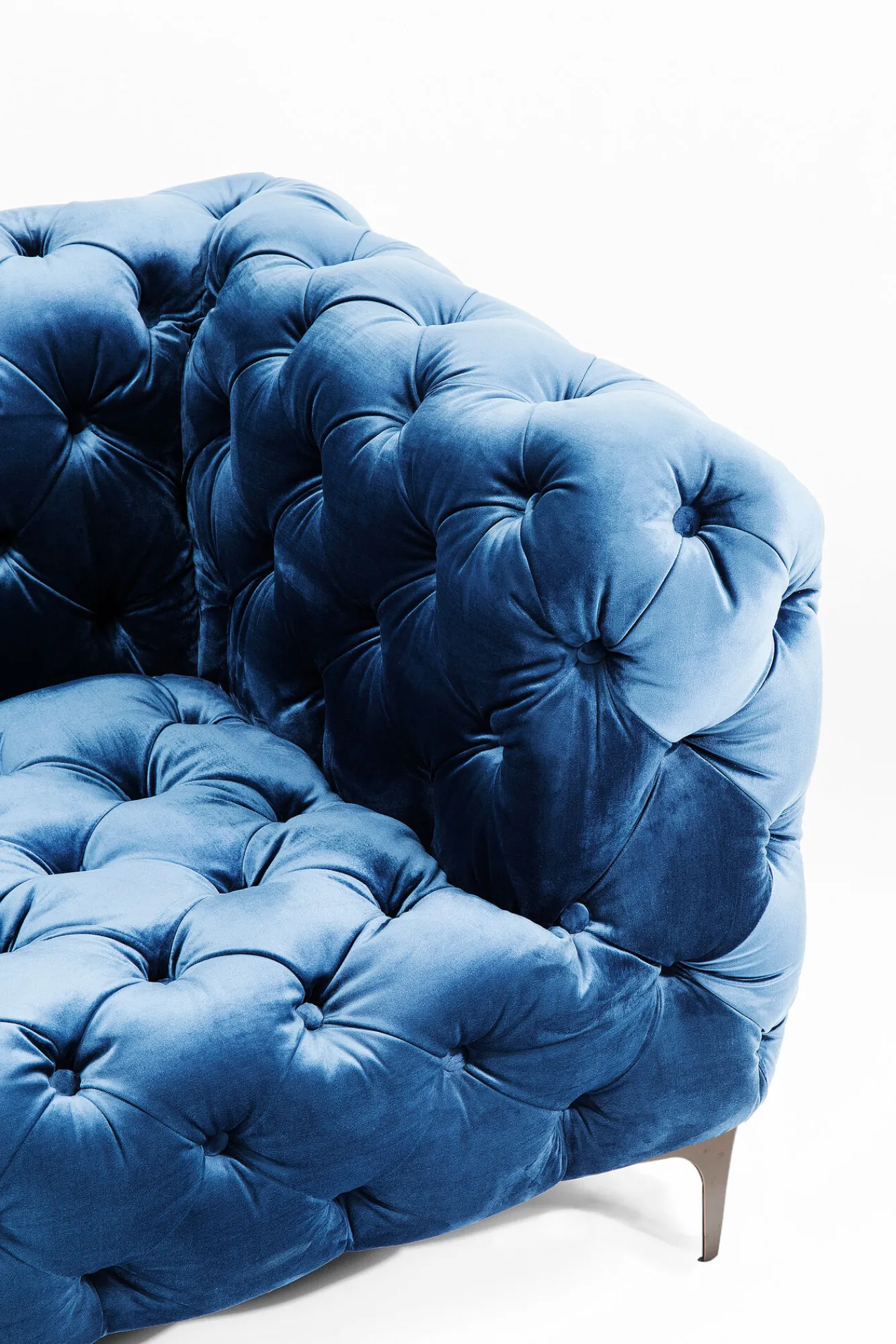 Best KARE Design Sofa Look Royal 180x77 cm niebieska - KARE