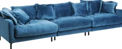 Outlet KARE Design Sofa Lullaby 307 cm petrol - KARE