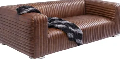 New KARE Design Sofa Malibu 3-os. 226 cm skóra naturalna - KARE