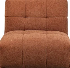 Clearance KARE Design Sofa modułowa 1 element pikowana brązowa 89 cm - KARE