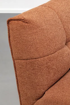Clearance KARE Design Sofa modułowa 1 element pikowana brązowa 89 cm - KARE