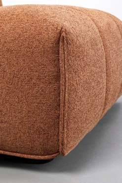 Clearance KARE Design Sofa modułowa 1 element pikowana brązowa 89 cm - KARE