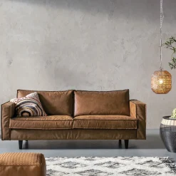 Outlet KARE Design Sofa Neo Tobacco 215 cm brązowa - KARE