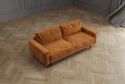Outlet KARE Design Sofa Neo Tobacco 215 cm brązowa - KARE