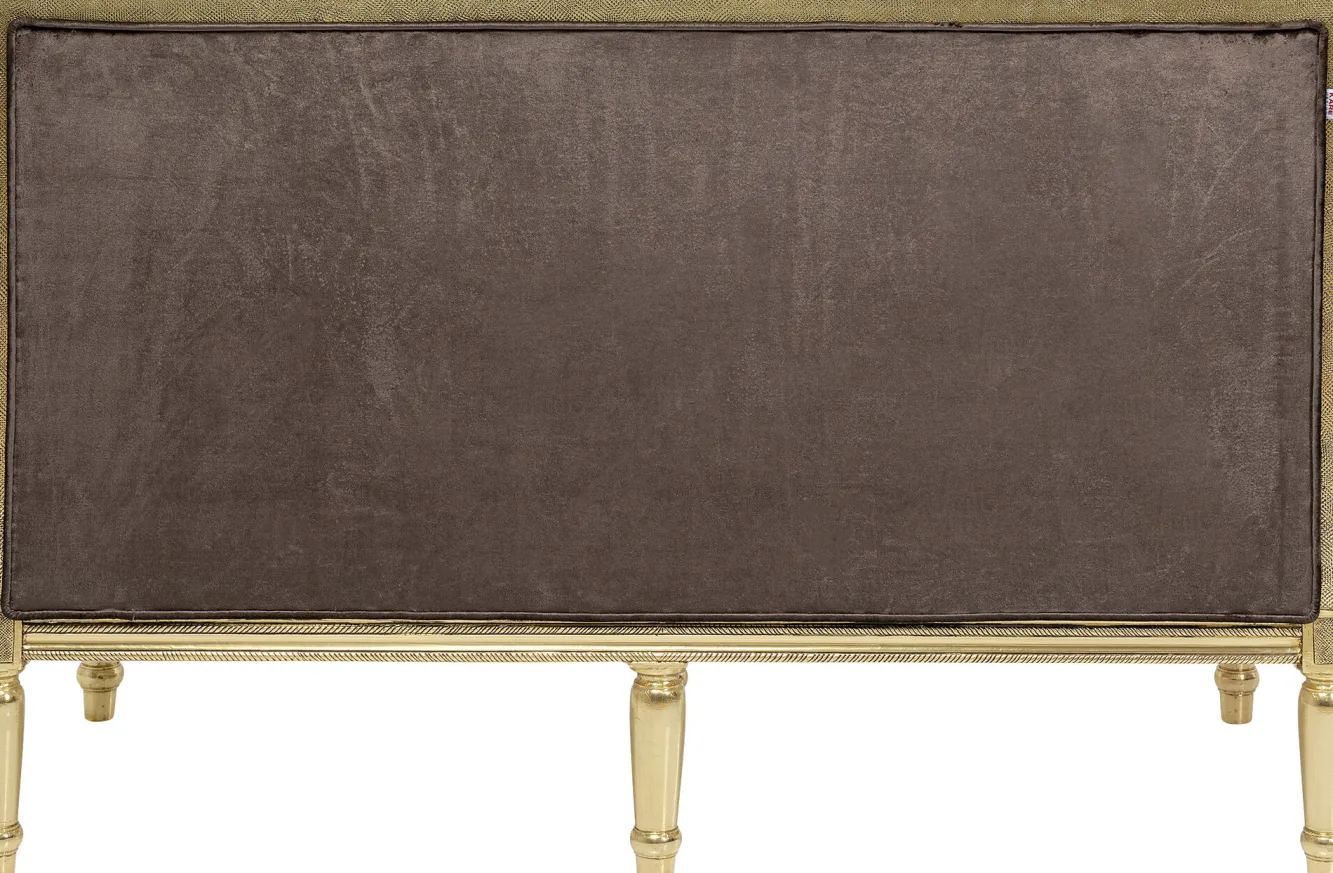 New KARE Design Sofa 2-os. glamour do salonu panterka rama złota 135 cm - KARE