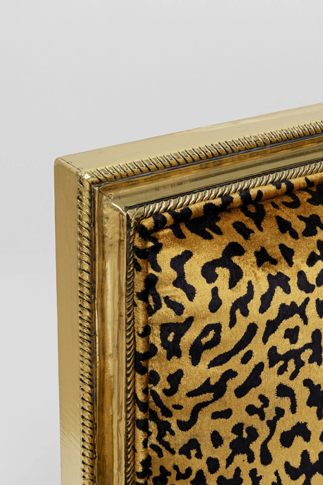 New KARE Design Sofa 2-os. glamour do salonu panterka rama złota 135 cm - KARE