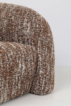 Hot KARE Design Sofa 2-osobowa brązowa zaokrąglony kształ 201 cm - KARE