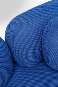 Online KARE Design Sofa 2-osobowa nowoczesna tapicerka niebieska nogi czarne 182 cm - KARE