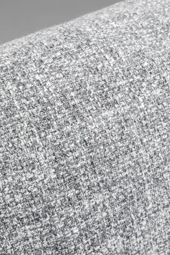 Fashion KARE Design Sofa 3-osobowa w kolorze szarym nogi stalowe czarne 230 cm - KARE