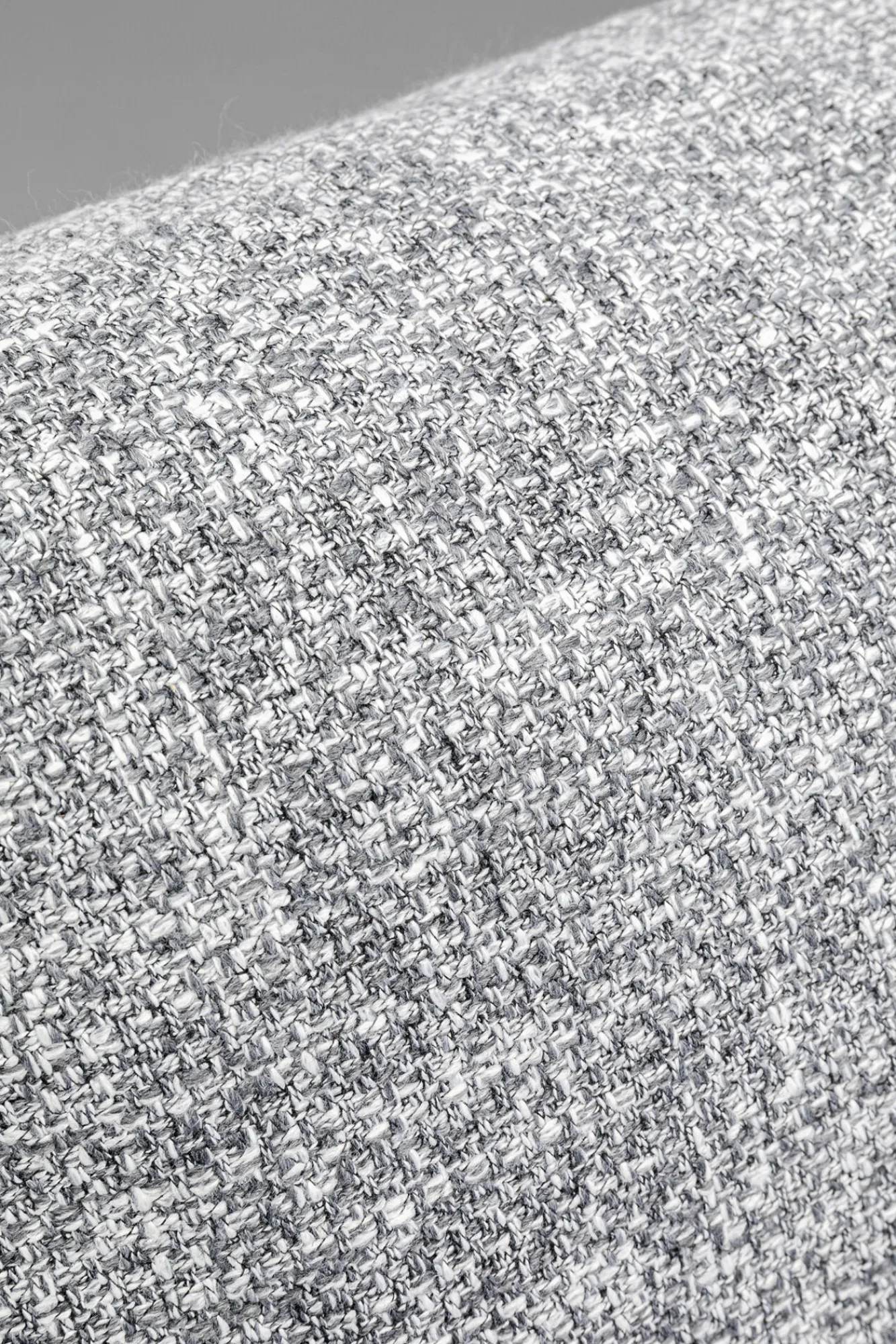 Fashion KARE Design Sofa 3-osobowa w kolorze szarym nogi stalowe czarne 230 cm - KARE