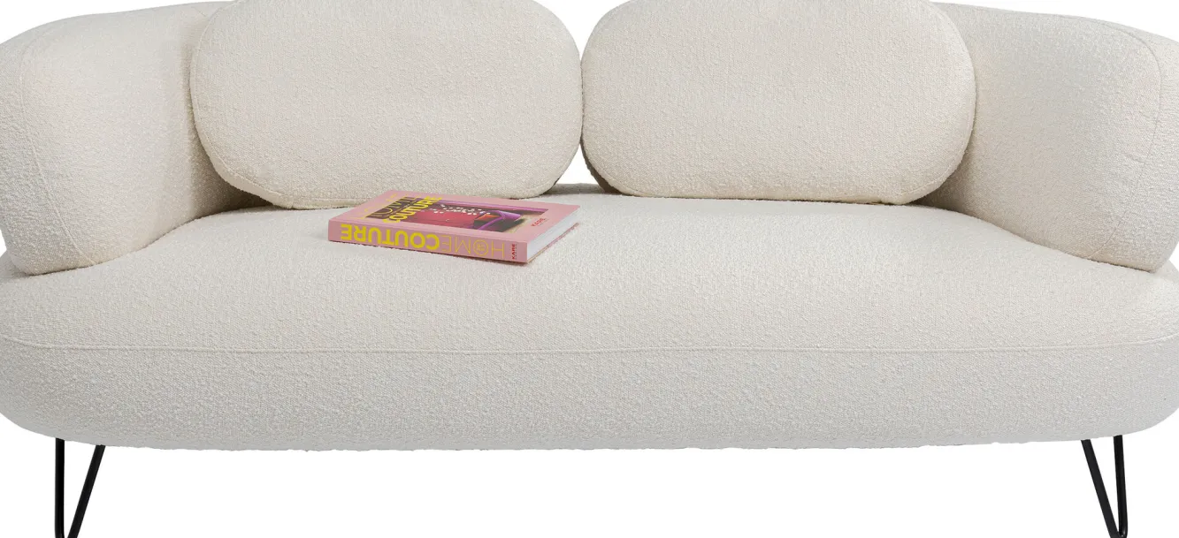 Outlet KARE Design Sofa Peppo 2-os. 182 cm biała - KARE