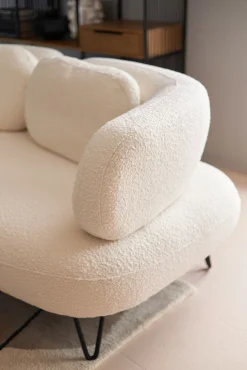 Outlet KARE Design Sofa Peppo 2-os. 182 cm biała - KARE