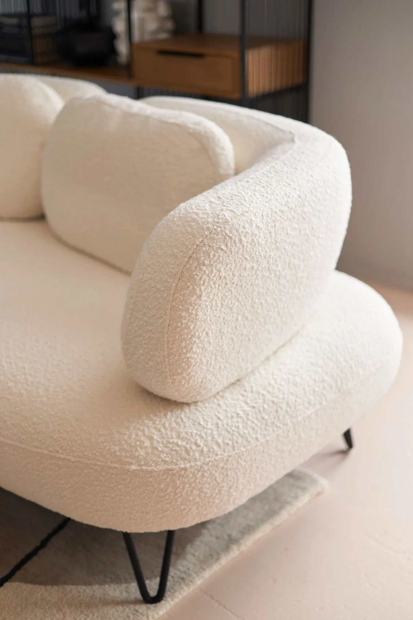 Outlet KARE Design Sofa Peppo 2-os. 182 cm biała - KARE