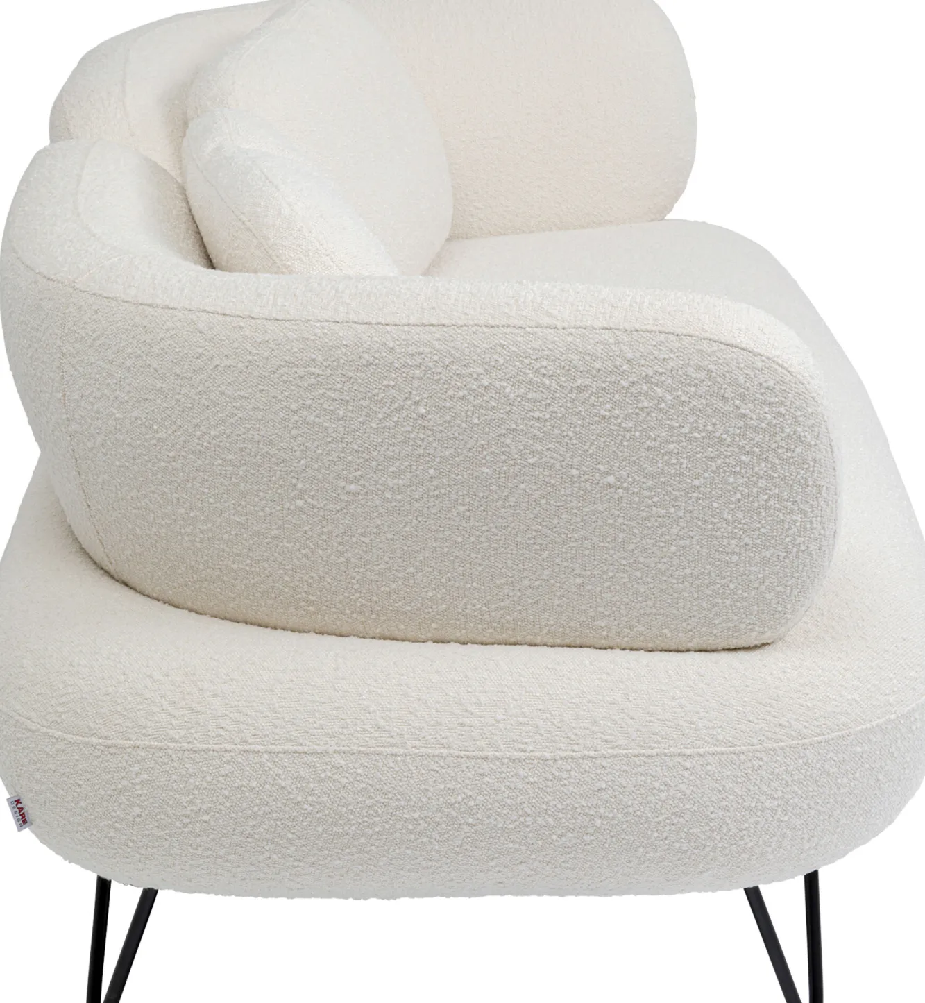 Outlet KARE Design Sofa Peppo 2-os. 182 cm biała - KARE