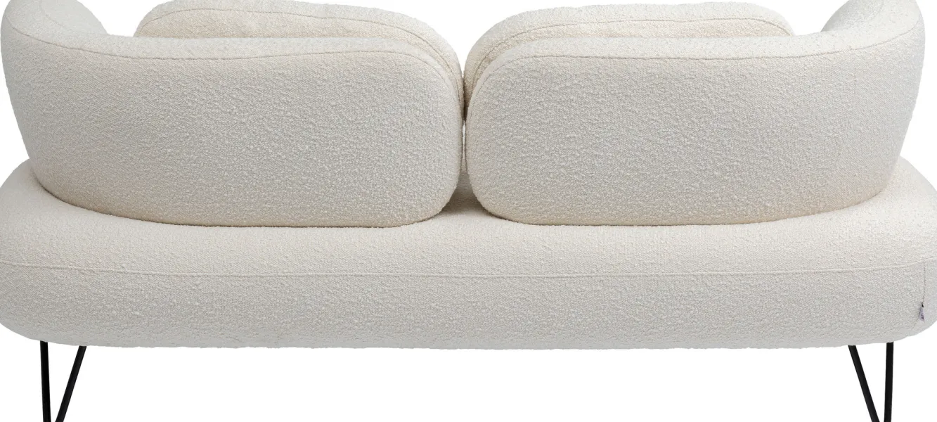 Outlet KARE Design Sofa Peppo 2-os. 182 cm biała - KARE