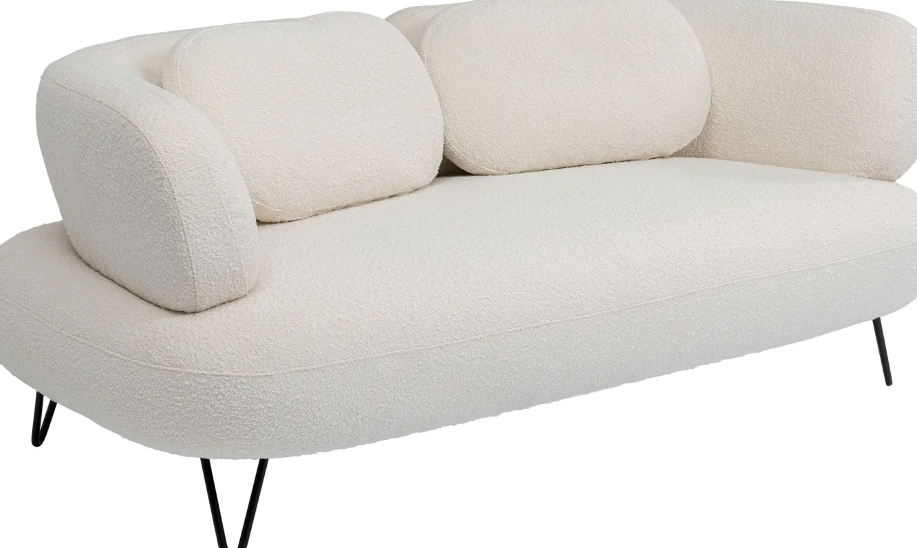 Outlet KARE Design Sofa Peppo 2-os. 182 cm biała - KARE