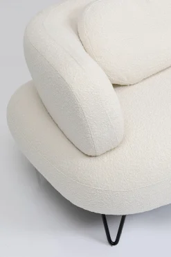 Outlet KARE Design Sofa Peppo 2-os. 182 cm biała - KARE