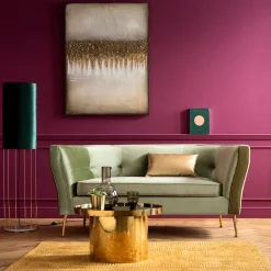 Hot KARE Design Sofa Rimini 160x76 cm oliwkowa 2-osobowa - KARE