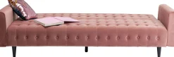 Hot KARE Design Sofa rozkładana Milchbar 219 cm jasnoróżowa - KARE