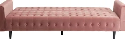 Hot KARE Design Sofa rozkładana Milchbar 219 cm jasnoróżowa - KARE
