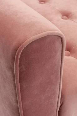 Hot KARE Design Sofa rozkładana Milchbar 219 cm jasnoróżowa - KARE