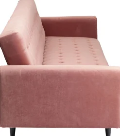 Hot KARE Design Sofa rozkładana Milchbar 219 cm jasnoróżowa - KARE