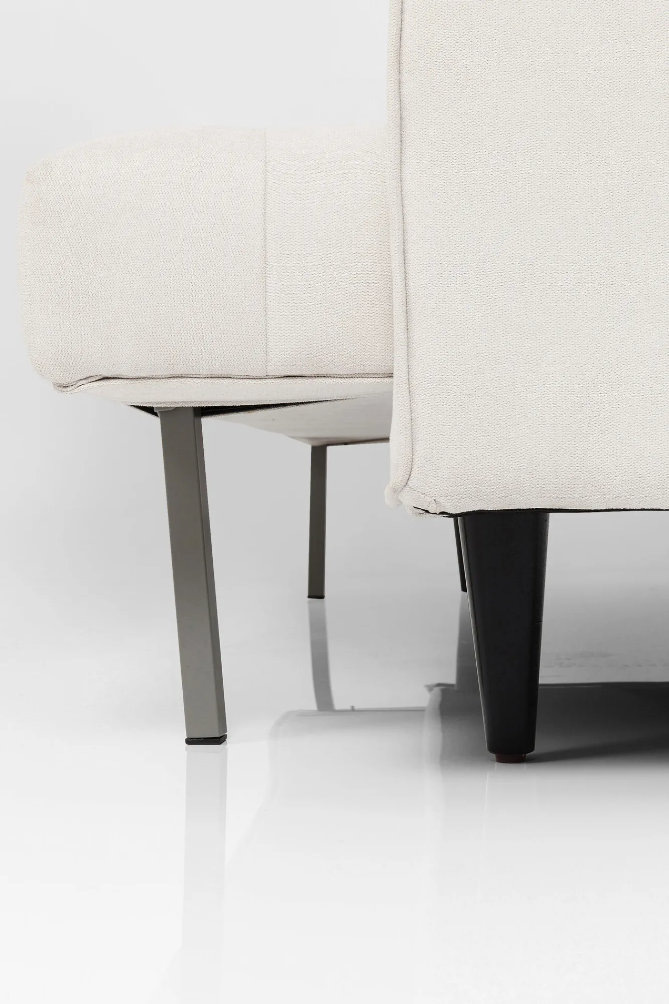 Best KARE Design Sofa rozkładana Milchbar 219 cm beżowa - KARE