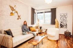 Best KARE Design Sofa rozkładana Milchbar 219 cm beżowa - KARE