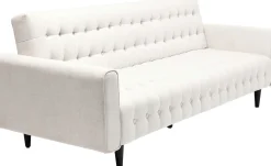 Best KARE Design Sofa rozkładana Milchbar 219 cm beżowa - KARE