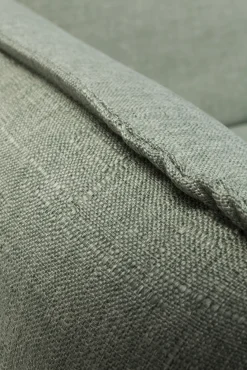 Discount KARE Design Sofa rozkładana z podłokietnikami 222x86 cm jasnozielona na brązowych nóżkach - KARE