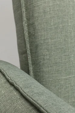 Discount KARE Design Sofa rozkładana z podłokietnikami 222x86 cm jasnozielona na brązowych nóżkach - KARE