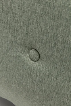 Discount KARE Design Sofa rozkładana z podłokietnikami 222x86 cm jasnozielona na brązowych nóżkach - KARE