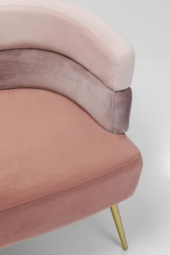 Sale KARE Design Sofa Sandwich 125 cm jasnoróżowa - KARE