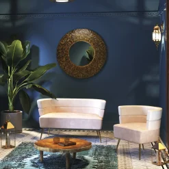 Sale KARE Design Sofa Sandwich 2 os. 125 cm kremowo-beżowa - KARE