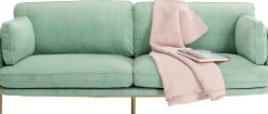 Hot KARE Design Sofa Shirly 3 os. 221 cm miętowa - KARE