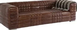 Clearance KARE Design Sofa Square Dance 234x112 cm skóra naturalna - KARE