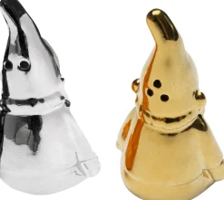 Fashion KARE Design Solniczka i pieprzniczka Gnome srebrno-złota (2-szt) - KARE
