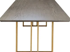 Hot KARE Design Stół Cesaro 200x100 cm naturalny - nogi złote - KARE