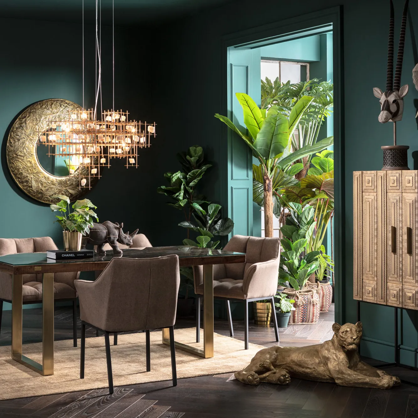 Clearance KARE Design Stół Conley 160x80 cm brązowy - KARE