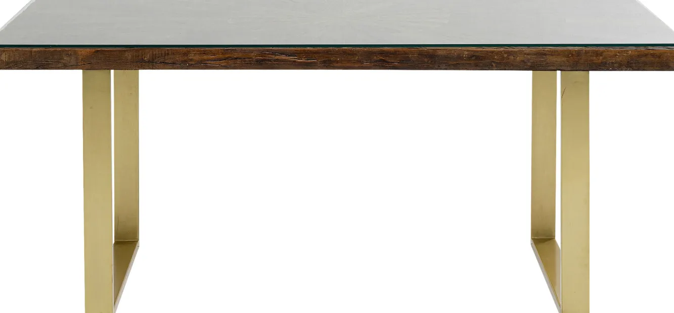 Clearance KARE Design Stół Conley 160x80 cm brązowy - KARE