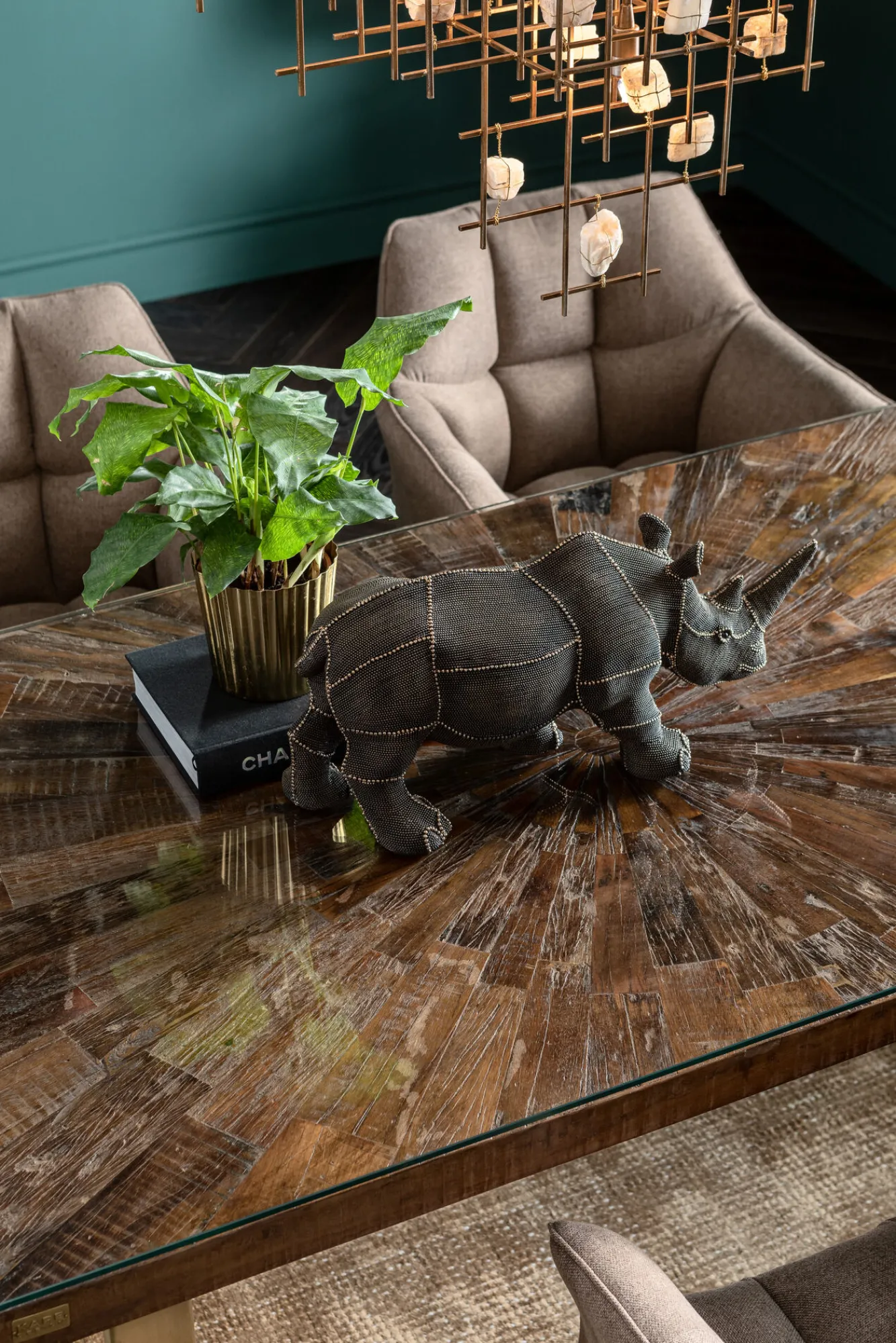 Clearance KARE Design Stół Conley 160x80 cm brązowy - KARE