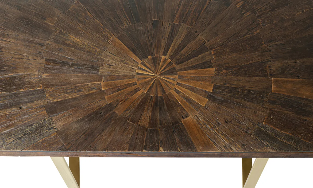 Clearance KARE Design Stół Conley 160x80 cm brązowy - KARE