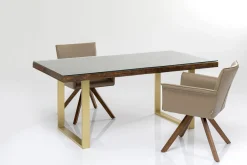 Clearance KARE Design Stół Conley 160x80 cm brązowy - KARE