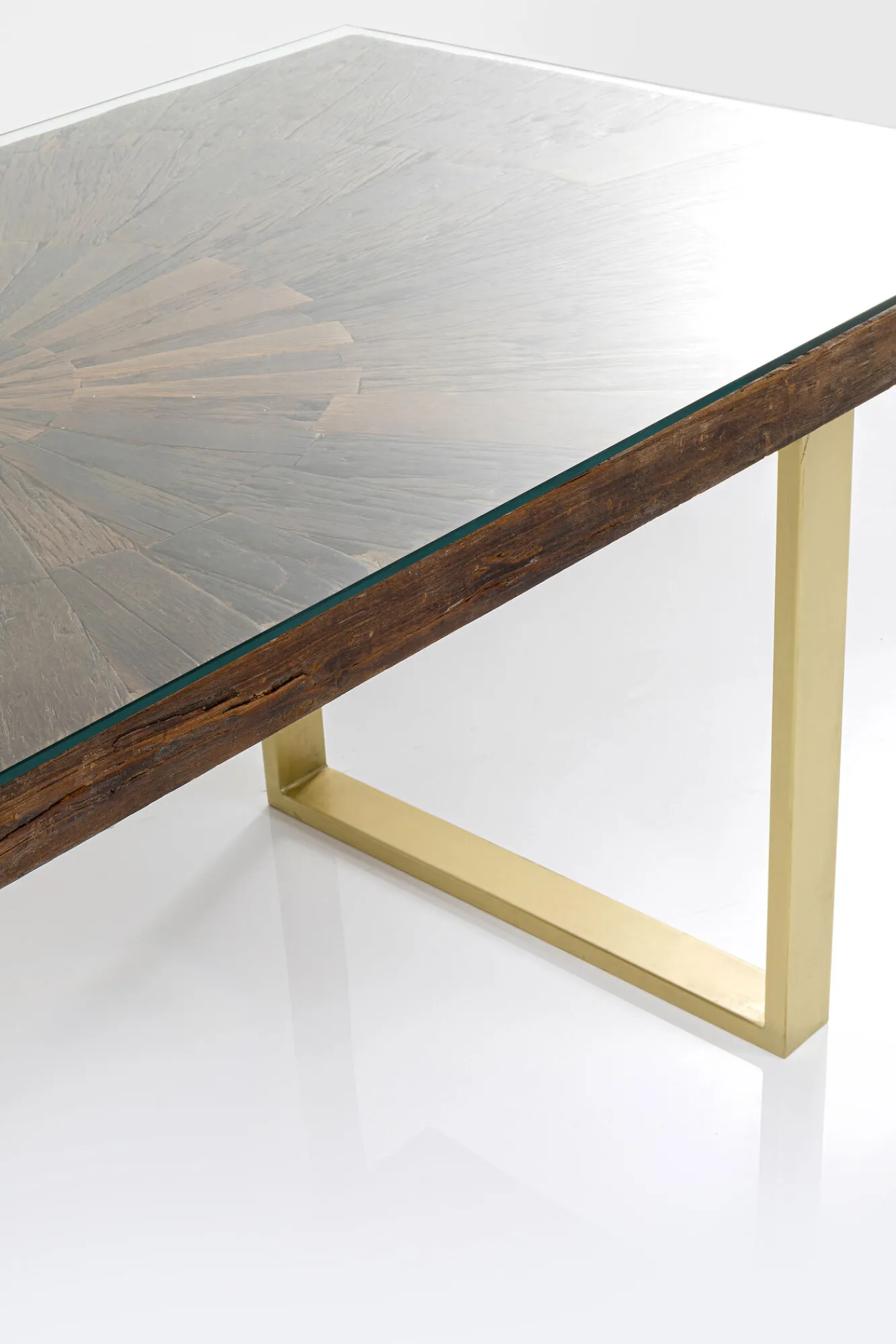 Clearance KARE Design Stół Conley 160x80 cm brązowy - KARE