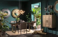 Sale KARE Design Stół Conley 180x90 cm nogi mosiężne - KARE