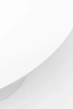 Fashion KARE Design Stół do jadalni biały blat MDF noga stalowa Ø110 cm - KARE