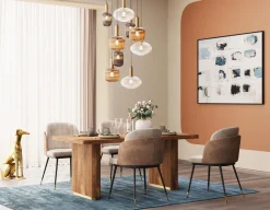 New KARE Design Stół do jadalni nowoczesny z drewna mango 180x90 cm - KARE