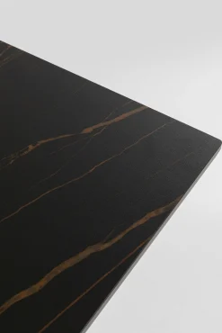 Best KARE Design Stół Gloria 200x100 cm czarny - blat ceramika - KARE