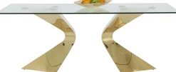 Fashion KARE Design Stół Gloria 200x100 cm złoty - KARE