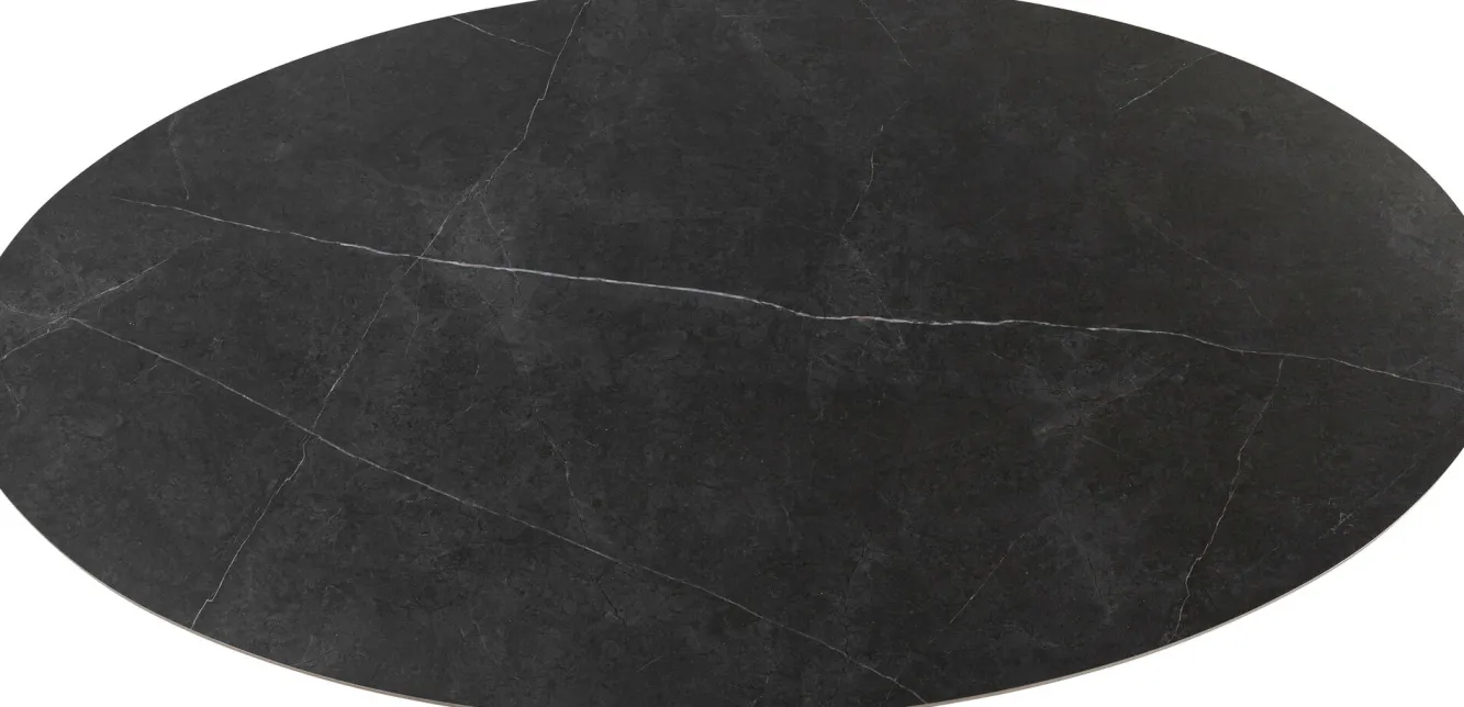 Online KARE Design Stół Grande Possibilita 220x120 cm czarny - blat marmur - KARE